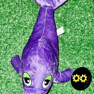 Toy Works Purple Sparkly Dolphin Plush New With Tag The Toy Factory